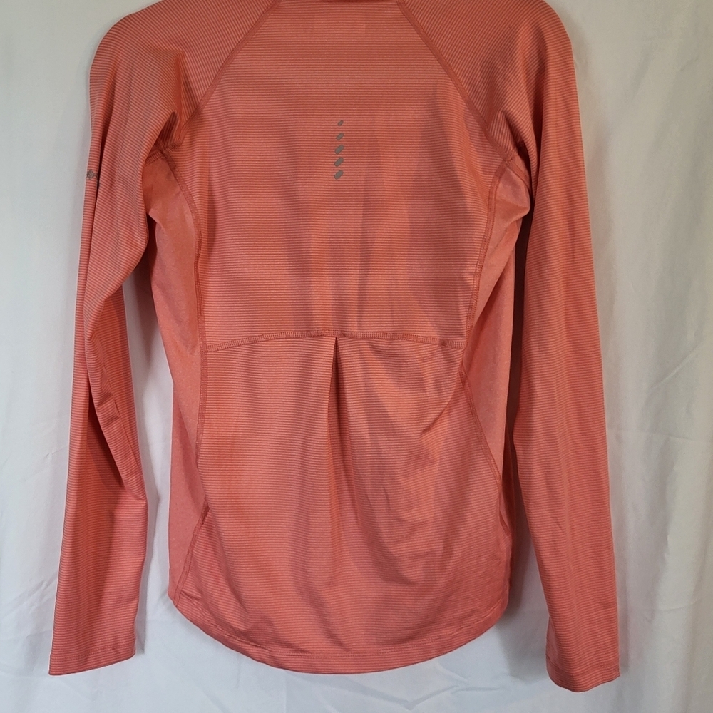 Columbia Women's Peach 1/4 Zip Athletic Collar Long Sleeve Small UWOT - Picture 7 of 10